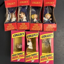 The Tetley Tea folk Figures And Music Stars X 7