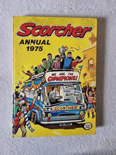 Scorcher annual 1975 hardback - scorcher,