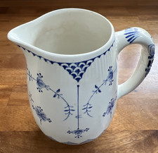 Denmark Furnivals Ltd Blue & White Vintage Jug Made in England