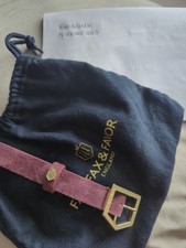 Fairfax And Favor Sennowe Belt In Plum Size Medium