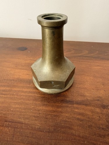 Vintage solid brass fire - solid,