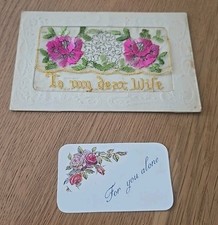 RARE WW1 Embroidered Silk