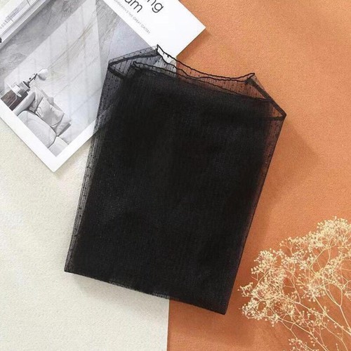 Mesh sheer shirt tops long - mesh,