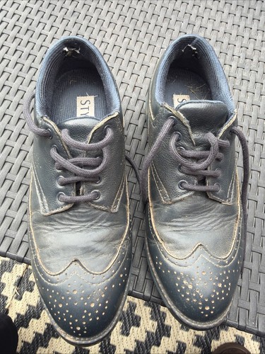 Vintage stylo black leather - black,