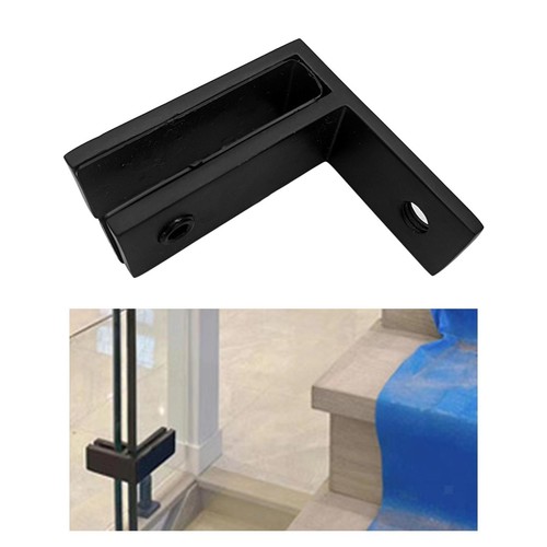 Wall glass railing clamp - wall-to-glass,