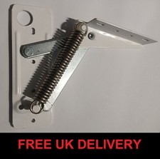 Lift Up Flap Hinges Sprung on Both Sides Top Boxes Doors in White