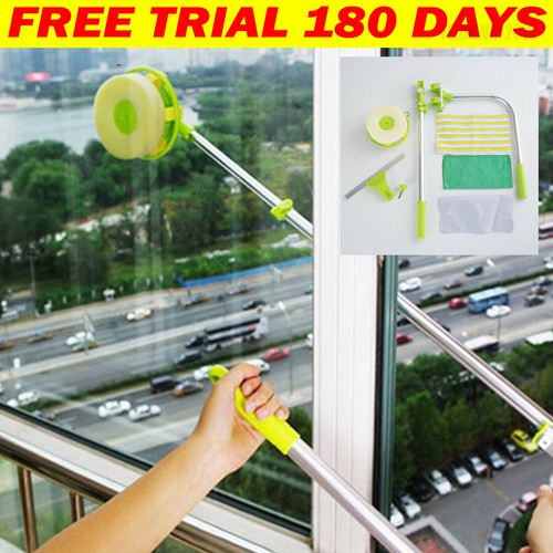 Telescopic window cleaning - window,