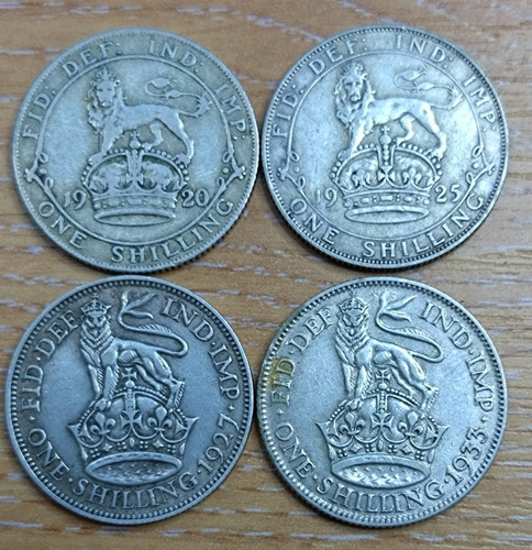 George one shilling 1911 - george,