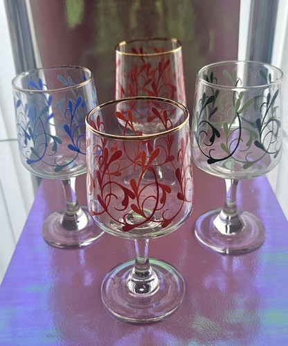 Vintage retro glass drink - ,