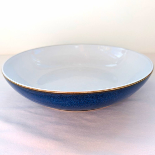 Denby imperial blue pasta bowl - denby,