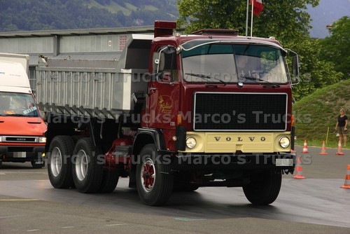 Truck photo volvo f89 tipper - truck,