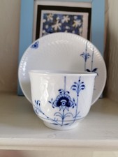 Royal Copenhagen Tea Bowl and Saucer Blue and White