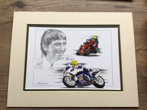 Joey dunlop honda art - joey,