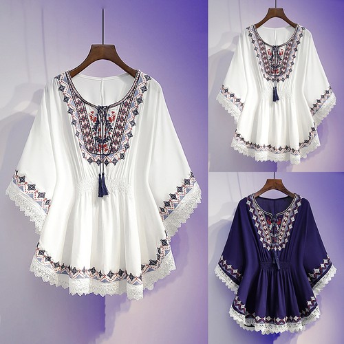 Womens lace floral boho - floral,