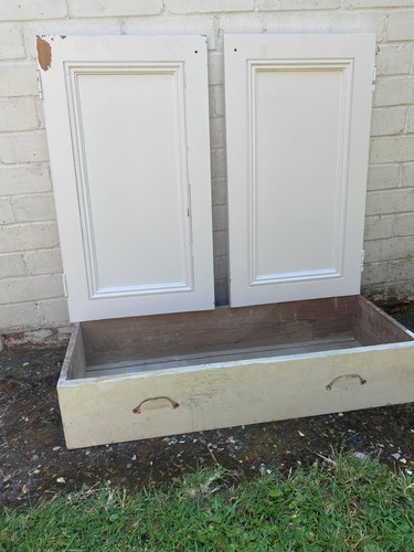 Pair antique pine - pair, of