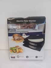 Tower T19015 12 Piece Electric Plate Warmer - In Original Box - Working D41 W317