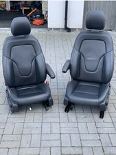 Mercedes Vito Tourer V Class Black Nappa  Leather front Seats 2015 - 2023