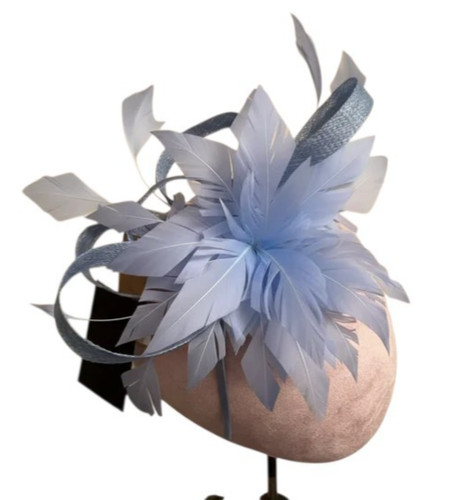 Women flower feather hair - women, hat
