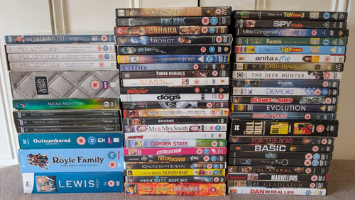 Job lot dvd - including, box