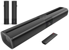 Sound Bar for Smart TV, 2 in 1 Detachable Home Audio Soundbar Speaker,20” Sound