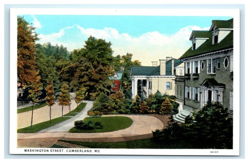 Postcard washington street - postcard,