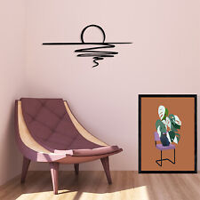 Minimalist Abstract Metal Wall Art Decoration For home office Living room