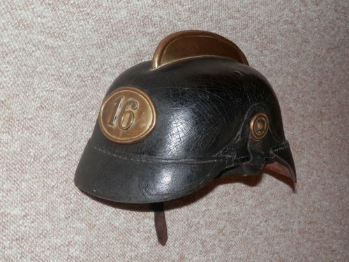 Antique german leather - german, fire