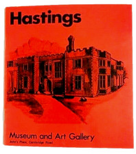 HASTINGS MUSEUM and ART GALLERY Brochure 1979 DEVENISH Sussex Tourism Guide