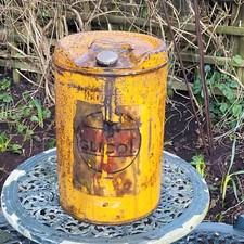 VINTAGE GLICO OIL DRUM 5
