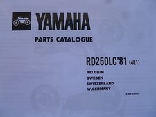 YAMAHA RD 250 LC 4L1 PARTS