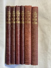 Vintage The First To Sixth Year of The War in Pictures Odhams Volumes 1-6