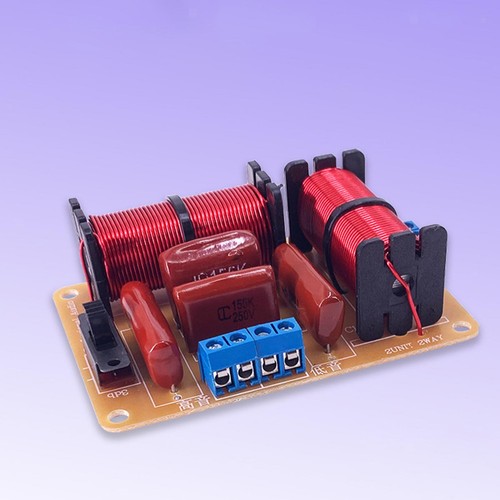 Two way audio crossover bass - two,