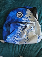 Hype Blue Backpack Water Tie Dye Rucksack School Bag