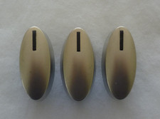 Genuine silver oval knob - genuine,