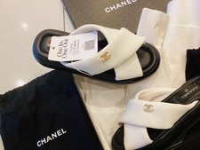Chanel REV white black Fabric