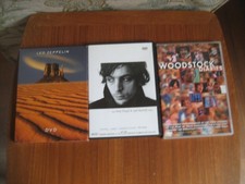 Led Zeppelin, Pink Floyd & Syd Barrett story, Woodstock Diaries DVDs