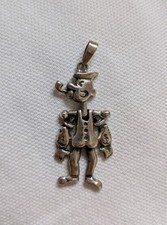 925 Sterling Silver Olive Popeye Pendant