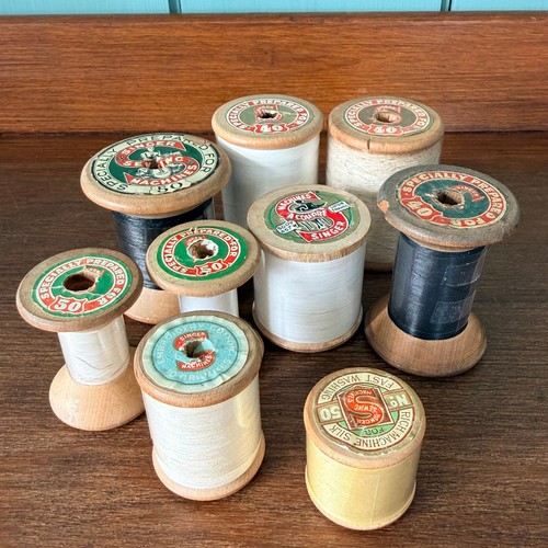 Vintage singer wooden - wooden, cotton