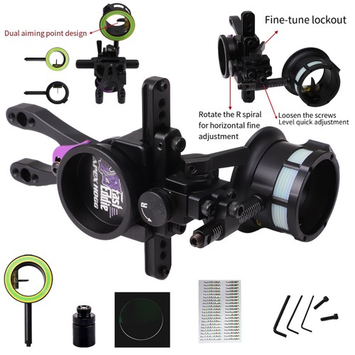 Compound bow pin sight - pin, micro