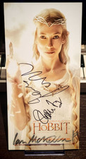 The Lord of the Rings Gandalf Signed Ian McKellen ORIGINAL PREMIERE TICKET HOBBI