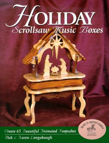Holiday scroll saw music boxes - scroll,