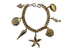 Vintage 1980s  Bracelet Curb