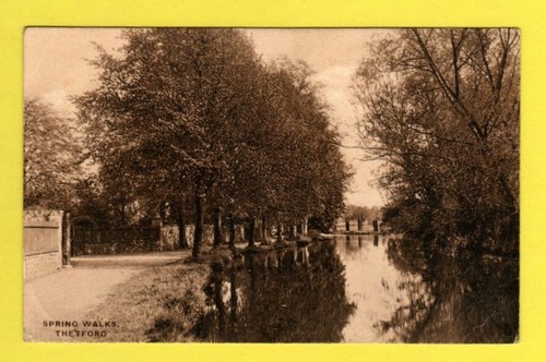 327605 postcard thetford - postcard,