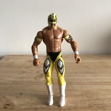WWF WWE Wrestling REY MYSTERIO Yellow Costume Mattel  6" action figure toy NICE?