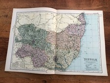 1900s double page map from