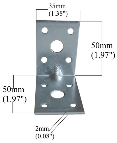 Heavy duty 2mm thick zinc - heavy,