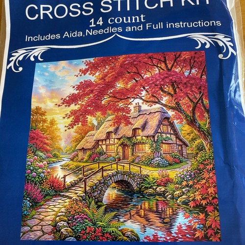 Thatched cottage house printed - thatched,