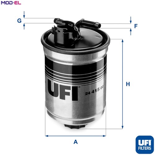 Fuel filter 415 for - 24.415.00, vw