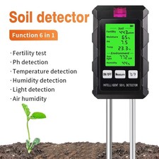 4 in1 Soil Soil PH Meter LCD
