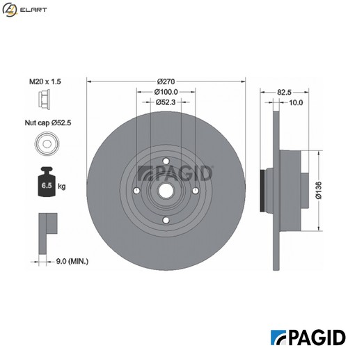 Brake disc 54545nc - 2x,